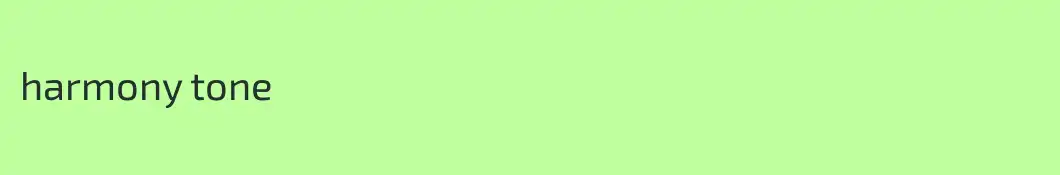harmony tone